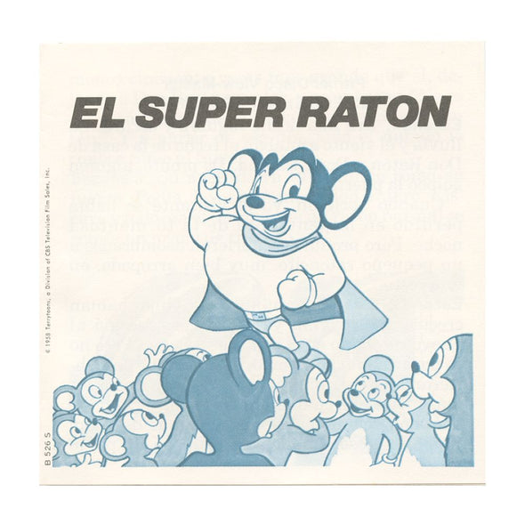 9 ANDREW - El Super Raton - View-Master 3 Reel Economy Packet - vintage - B526S-G6 Packet 3Dstereo 