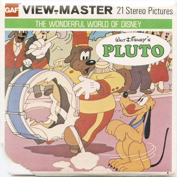 10 ANDREW - Pluto - View-Master 3 Reel Economy Packet - vintage - B529-G5A Packet 3dstereo 