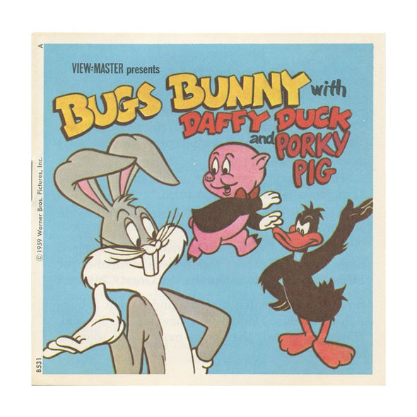 7 ANDREW - Bugs Bunny - View-Master 3 Reel Packet - vintage - B531-G1A Packet 3dstereo 