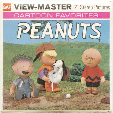 10 ANDREW - Peanuts - View-Master 3 Reel Economy Packet - vintage - B536-G5A Packet 3dstereo 