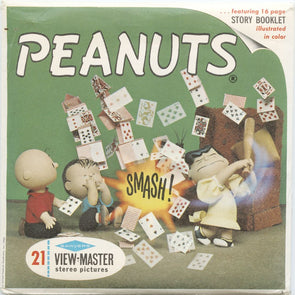 7 ANDREW - Peanuts - View-Master 3 Reel Packet - vintage - B536-S6A Packet 3dstereo 