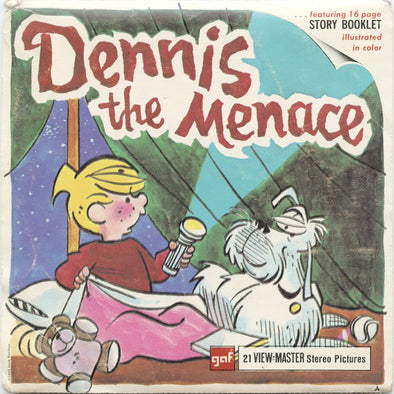 9 ANDREW- Dennis the Menace- View-Master 3 Reel Packet - vintage - B539-G1A Packet 3Dstereo 
