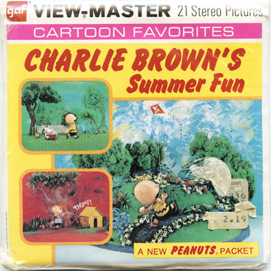 5 ANDREW - Charlie Brown's Summer Fun - View-Master 3 Reel Packet - 1972 - vintage - B548-G3A Packet 3dstereo 