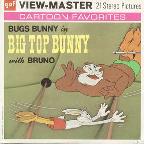 5 ANDREW - Big Top Bunny with Bruno - View-Master 3 Reel Packet - vintage - B549-G3A Packet 3dstereo 