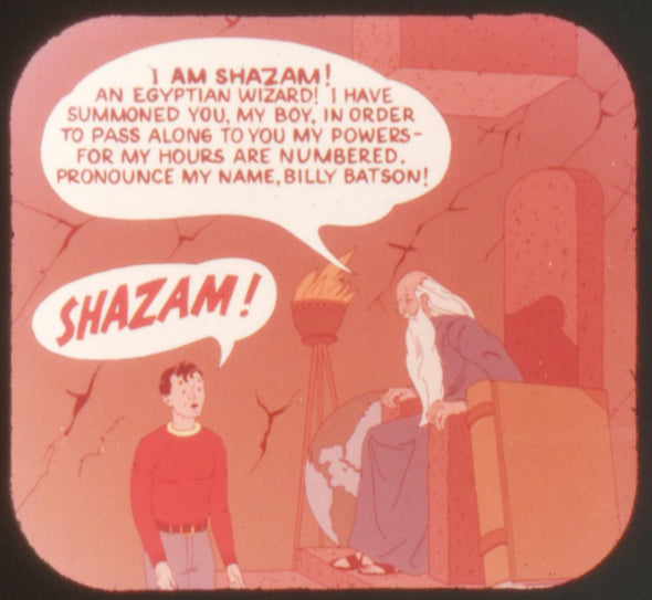 Shazam! - View-Master 3 Reel Packet - vintage - (ECO-B550-G5nk) Packet 3dstereo 
