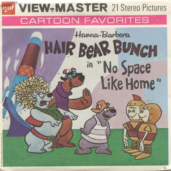 5 ANDREW - Hair Bear Bunch - View-Master 3 Reel Packet - vintage - B552-G3A Packet 3dstereo 