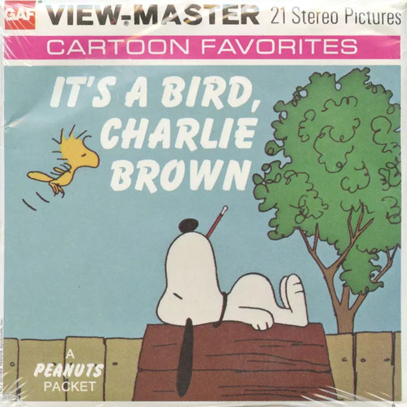 5 ANDREW - It's a Bird Charlie Brown - View-Master 3 Reel Packet - vintage - B556-G5A Packet 3dstereo 