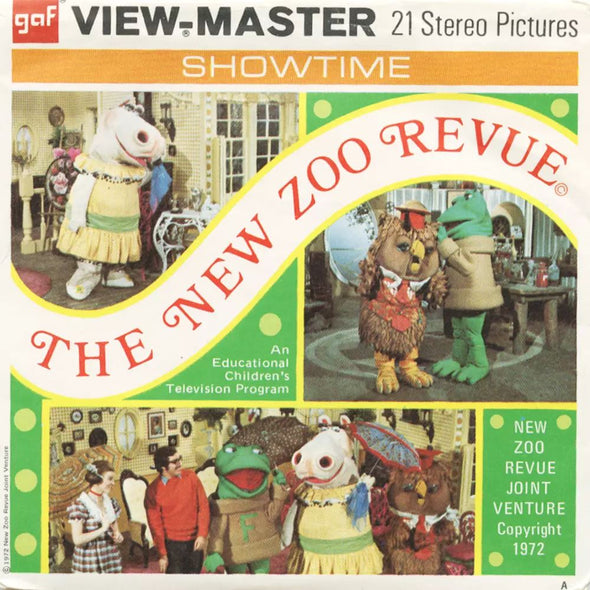 5 ANDREW - The New Zoo Revue - View-Master 3 Reel Packet - vintage - B566-G3A Packet 3dstereo 