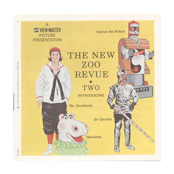 7 ANDREW - The New Zoo Revue-Two - View-Master 3 Reel Packet - vintage - B567-G3A Packet 3dstereo 