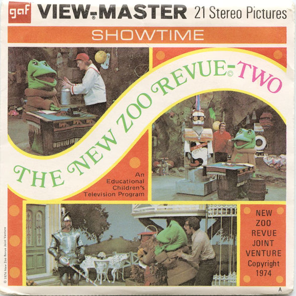 7 ANDREW - The New Zoo Revue-Two - View-Master 3 Reel Packet - vintage - B567-G3A Packet 3dstereo 