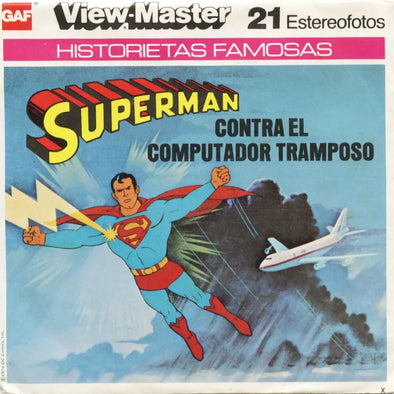 5 ANDREW - Superman - View-Master 3 Reel Packet - vintage - B584-S-G5 Packet 3dstereo 