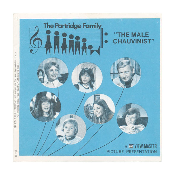 9 ANDREW - The Partridge Family - View-Master 3 Reel Economy Packet - vintage - B592-G3A Packet 3Dstereo 