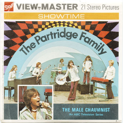 9 ANDREW - The Partridge Family - View-Master 3 Reel Economy Packet - vintage - B592-G3A Packet 3Dstereo 