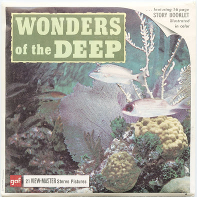 10 ANDREW - Wonders of the Deep - View-Master 3 Reel Packet - vintage - B612-G1A Packet 3Dstereo 