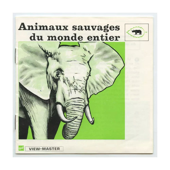 5 ANDREW - Animaux Sauvages - View-Master 3 Reel Packet - vintage - B614F-BS5 Packet 3dstereo 