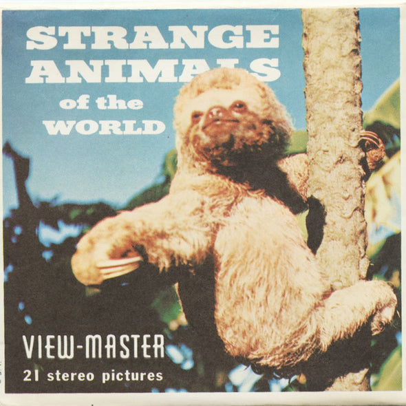 6 ANDREW - Strange Animals of the World - View-Master 3 Reel Packet - vintage - B615-S5 Packet 3dstereo 