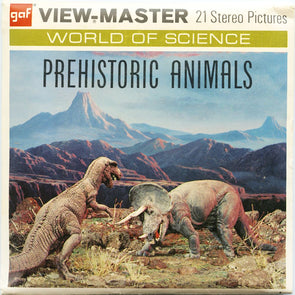 6 ANDREW - Prehistoric Animals - View-Master 3 Reel Packet - vintage - B619-G3A Packet 3dstereo 