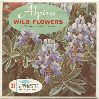 5 ANDREW - Alpine - Wild Flowers - View-Master 3 Reel Packet - vintage - B630-S6A Packet 3dstereo 