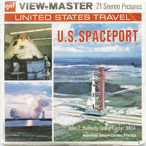 10 ANDREW - U.S. Spaceport - View-Master 3 Reel Economy Packet - vintage - B662-G3C Packet 3dstereo 
