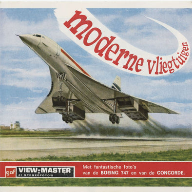 5 ANDREW - Moderne Vliegtuigen - View-Master 3 Reel Packet - vintage - B672N-BG3 Packet 3dstereo 