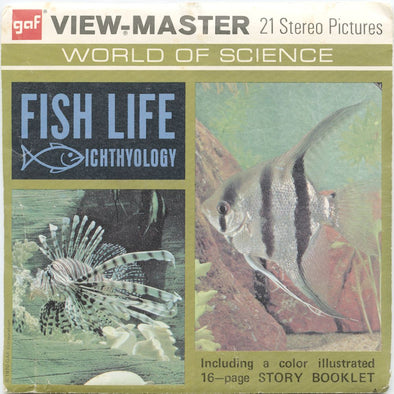 9 ANDREW - Fish Life - View-Master 3 Reel Economy Packet - vintage - B679-G3A Packet 3Dstereo 