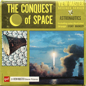 5 ANDREW - The Conquest of Space - View-Master 3 Reel Packet - 1968 - vintage - B681-G1A Packet 3dstereo 