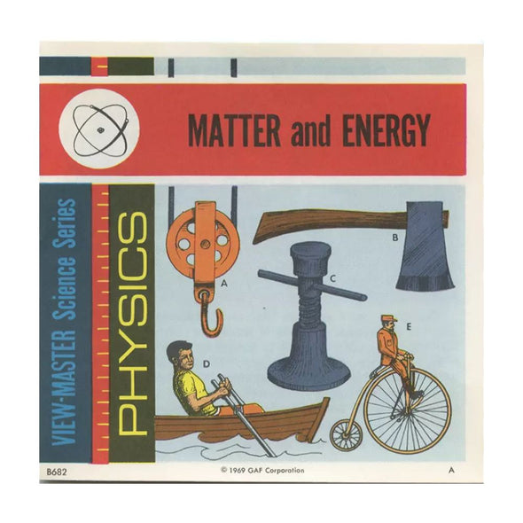 5 ANDREW - Matter and Energy - View-Master 3 Reel Packet - vintage - B682-G1A Packet 3dstereo 