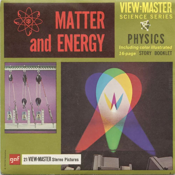 5 ANDREW - Matter and Energy - View-Master 3 Reel Packet - vintage - B682-G1A Packet 3dstereo 