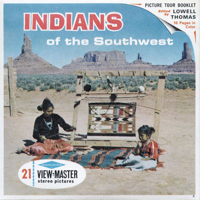 4 ANDREW - Indians of the South West - View-Master 3 Reel Packet - vintage - B721-S6A Packet 3dstereo 