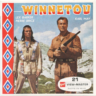 5 ANDREW - Winnetou - View-Master 3 Reel Packet - 1965 - vintage - B731-F-BG3 Packet 3dstereo 