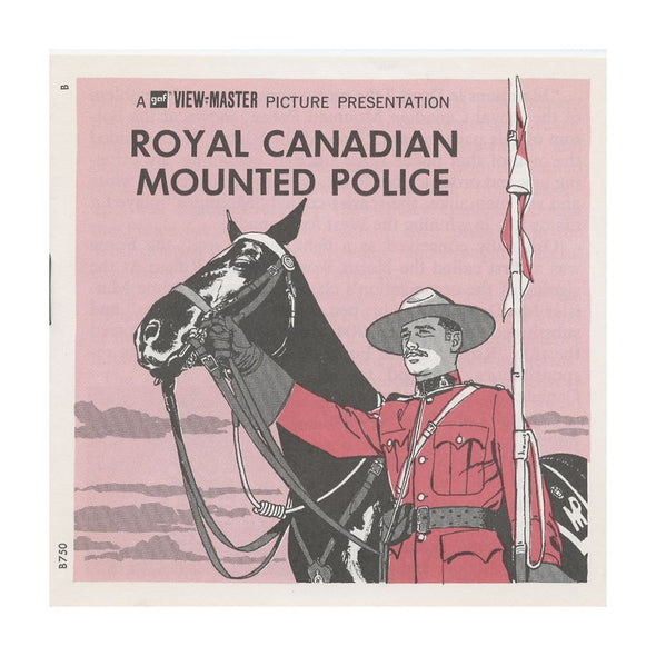 5 ANDREW - Royal Canadian Mounted Police - View-Master 3 Reel Packet - vintage - B750-G3B Packet 3dstereo 