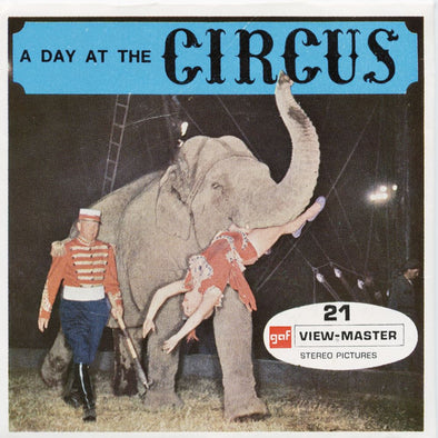 5 ANDREW - A Day at the Circus - View-Master 3 Reel Packet - 1952 - vintage - B770E-BG1 Packet 3dstereo 