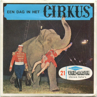 Een Dag In Het Cirkus - View-Master 3 Reel Packet - 1952 - vintage - B770N-BS6 Packet 3dstereo 