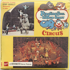 9 ANDREW - Ringling Bros. Circus - View-Master 3 Reel Packet - vintage - B775-G1A Packet 3Dstereo 