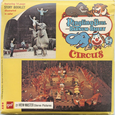 9 ANDREW - Ringling Bros. Circus - View-Master 3 Reel Packet - vintage - B775-G1A Packet 3Dstereo 