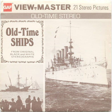 10 ANDREW - Old-Time Ships - View-Master 3 Reel Economy Packet - vintage - B796-G5 Packet 3dstereo 