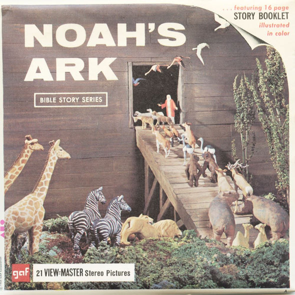 6 ANDREW - Noah's Ark - View-Master - Vintage - 3 Reel Packet - B851-G1A 3Dstereo 