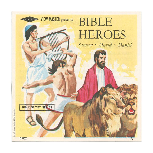 5 ANDREW - Bible Heroes - View-Master 3 Reel Packet - 1967 - vintage - B852-G3A Packet 3dstereo 