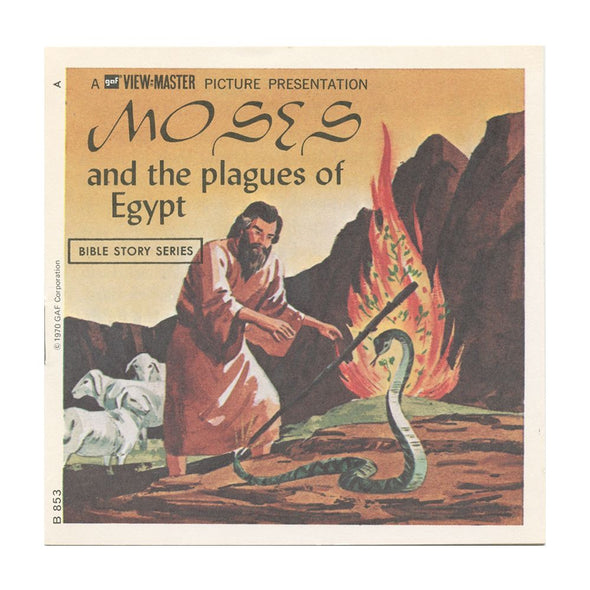 10 ANDREW - Moses - View-Master 3 Reel Economy Packet - vintage - B853-G3A Packet 3dstereo 