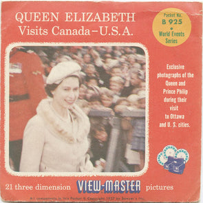 9 ANDREW - Queen Elizabeth - View-Master 3 Reel Economy Packet - vintage - B925-S4 Packet 3Dstereo 