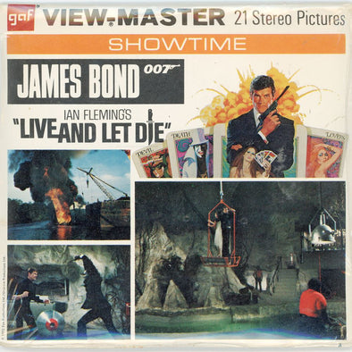 6 ANDREW - James Bond- View-Master 3 Reel Packet - Vintage - B393-G3A 3Dstereo 