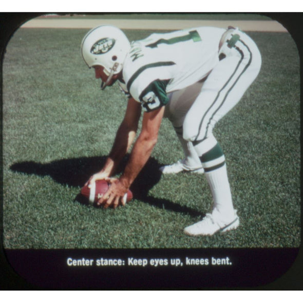Instructional Football - View-Master 3 Reel Packet - 1970 - vintage - B951-G1A Packet 3dstereo 
