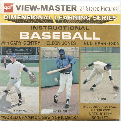 7 ANDREW - Instructional Baseball - View-Master 3 Reel Packet - 1970 - vintage - B953-G3A Packet 3dstereo 