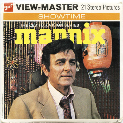 6 ANDREW - Mannix - View-Master 3 Reel Packet - vintage - BB450-G3A Packet 3dstereo 