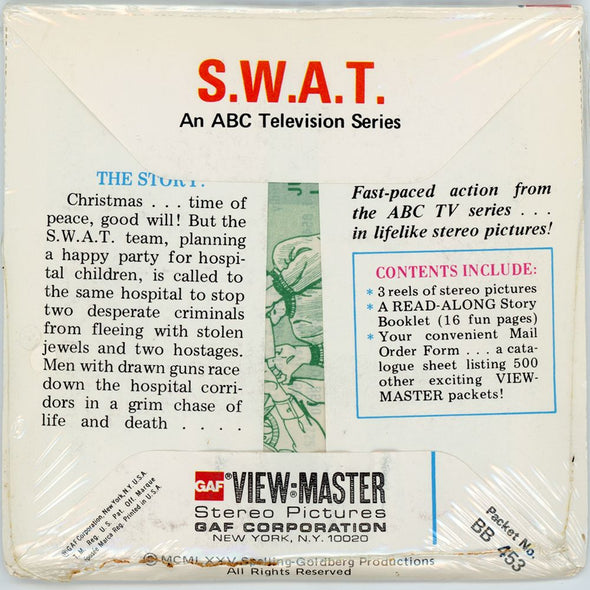S.W.A.T - Showtime - View-Master 3 Reel Packet - vintage Packet 3dstereo 