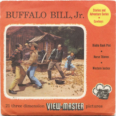 5 ANDREW - Buffalo Bill Jr. - View-Master 3 Reel Packet - 1955 - vintage - 965-A,B,C-S3 Packet 3dstereo 