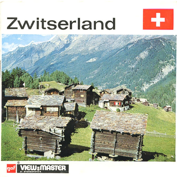 Zwitserland (Switzerland)- View-Master 3 Reel Packet - vintage - C160N-BG3 Packet 3dstereo 