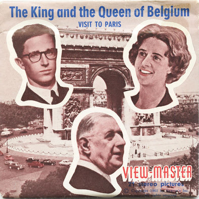 4 ANDREW - King and Queen of Belgium - View-Master 3 Reel Packet - vintage - C176-BS5 Packet 3dstereo 