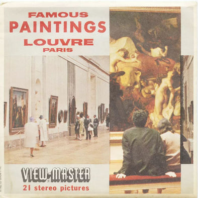 5 ANDREW - Famous Paintings Louvre Paris - View-Master 3 Reel Packet - vintage - C177-S5 Packet 3dstereo 