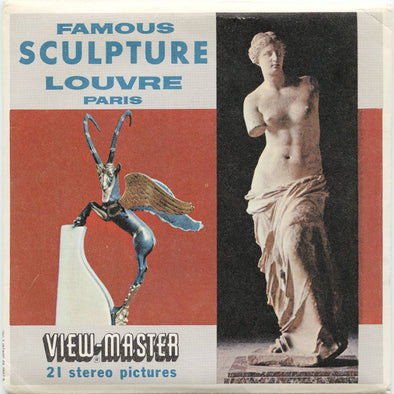 7 ANDREW - Famous Sculpture - Louvre - View-Master 3 Reel Packet - 1962 - vintage - C178-S5 Packet 3dstereo 